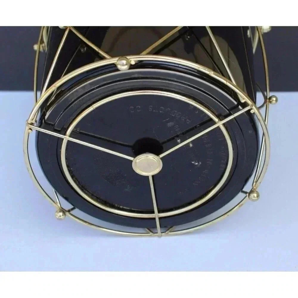 Vtg Mid Century Thermos Ice Tub, Ice Bucket, Black Drum, Model 9940, Made in USA - Picture 7 of 9
